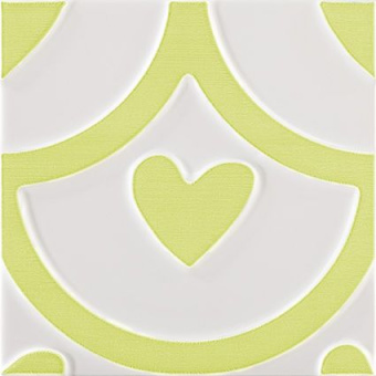 PAMESA AGATHA COEUR PISTACHO 25X25