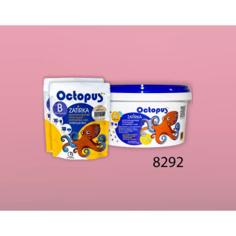 ЭПОКСИДНАЯ ЗАТИРКА OCTOPUS ZATIRKA 2-КОМП. ЦВЕТ КРАСНЫЙ 8292 2,5 КГ (8292-2)