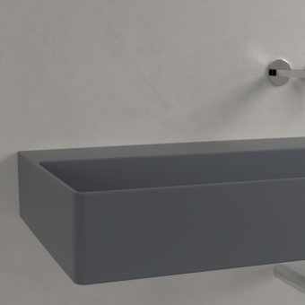 РАКОВИНА ПОДВЕСНАЯ 120Х47 VILLEROY&BOCH MEMENTO 2.0, GRAPHITE (4A22CFI4)