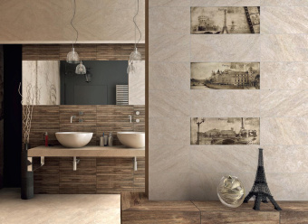 CERAMIKA KONSKIE POST CARD BEIGE GLASS 20X50