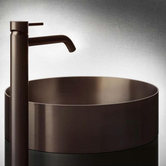 РАКОВИНА НАКЛАДНАЯ d40 СМ GESSI HABITO, МЕДЬ МАТОВАЯ (54601-708)