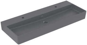 РАКОВИНА ПОДВЕСНАЯ 120Х47 VILLEROY&BOCH MEMENTO 2.0, GRAPHITE (4A22CGI4)