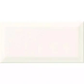ALMERA CERAMICA BISELADO GMS1201B WHITE 10X20