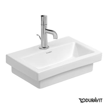 КЕРАМИЧЕСКАЯ РАКОВИНА ШЛИФОВАННАЯ 40 СМ DURAVIT 2ND FLOOR (0790400071)