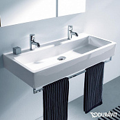 КЕРАМИЧЕСКАЯ РАКОВИНА 120 СМ DURAVIT VERO, БЕЛАЯ (0454120043)