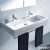 КЕРАМИЧЕСКАЯ РАКОВИНА 120 СМ DURAVIT VERO, БЕЛАЯ (0454120043)