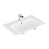РАКОВИНА ВСТРАИВАЕМАЯ 80Х50 VILLEROY&BOCH FINION, STONE WHITE (416484RW)