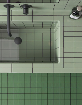 MUTINA DIN LIGHT GREEN MATT 7,4X15