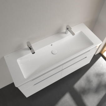 РАКОВИНА 130Х47 VILLEROY&BOCH SUBWAY 2.0, WHITE ALPIN (7176D201)