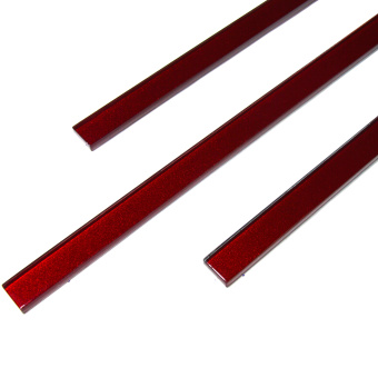 KOTTO GLASS FRIEZE GF 7503 RED SILVER 2,5X75X0,8