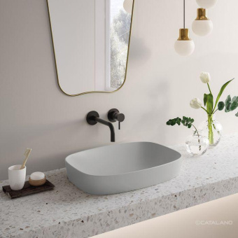 КЕРАМИЧЕСКАЯ РАКОВИНА 60 СМ CATALANO GREEN LUX, CEMENTO SATINATO (160AGRLXCS)