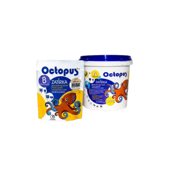 ЭПОКСИДНАЯ ЗАТИРКА OCTOPUS ZATIRKA 2-КОМП. ЦВЕТ ЗЕЛЕНО-ХАКИ 8638 1,25 КГ (8638-1)