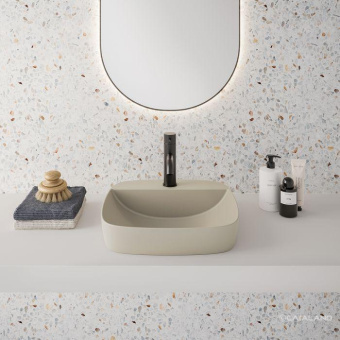 КЕРАМИЧЕСКАЯ РАКОВИНА 42 СМ CATALANO GREEN LUX, GRIGIO SATINATO (142GRLXNGS)
