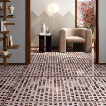 FIORANESE MARMOREA INTENSA VETRO ROSSO LR M5714DL 74X148X1