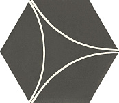 MARAZZI CEMENTUM CARBON DECORO ARCO 18,2X21