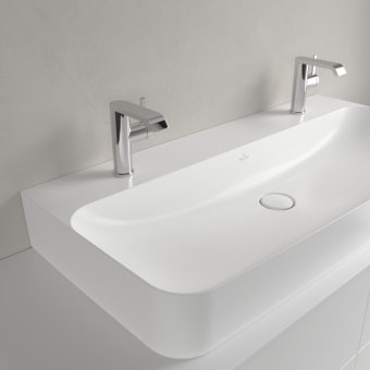 РАКОВИНА НАКЛАДНАЯ 100Х47 VILLEROY&BOCH FINION, STONE WHITE (41681LRW)