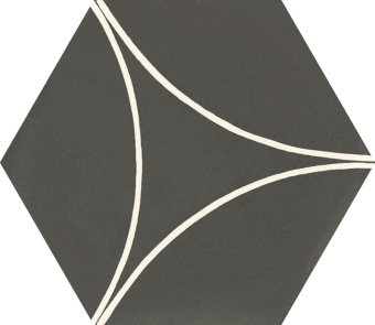 MARAZZI CEMENTUM CARBON DECORO ARCO 18,2X21