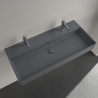 РАКОВИНА ПОДВЕСНАЯ 100Х47 VILLEROY&BOCH MEMENTO 2.0, GRAPHITE (4A221LI4)