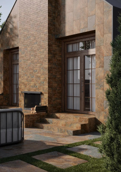 PARADYZ ARDIS RUST КЛИНКЕРНАЯ ФАСАДНАЯ ПЛИТКА МАТ 6,6X40X1,1