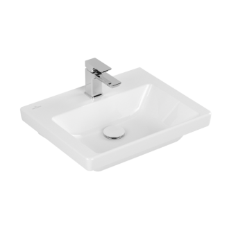 РАКОВИНА 50Х40 VILLEROY&BOCH SUBWAY 3.0, WHITE ALPIN (43705101)