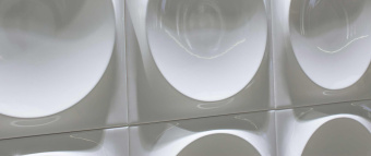 WOW COLLECTION MOON L ICE WHITE GLOSS 25X25