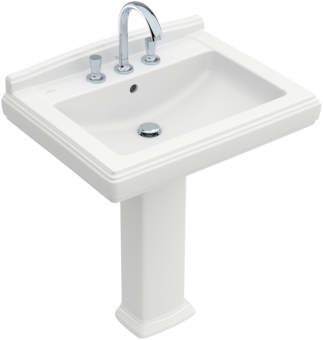 РАКОВИНА ПОДВЕСНАЯ 75Х58 VILLEROY&BOCH HOMMAGE, PURE BLACK (710175R7)