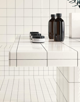MUTINA DIN WHITE GLOSSY KGDG11 15X15