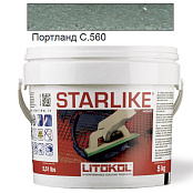 LITOKOL STARLIKE CLASSIC C.560 ПОРТЛАНД 5 кг ЭПОКСИДНАЯ ЗАТИРКА STRGPT0005