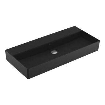 РАКОВИНА ПОДВЕСНАЯ 100Х47 VILLEROY&BOCH MEMENTO 2.0, EBONY (4A221FS5)