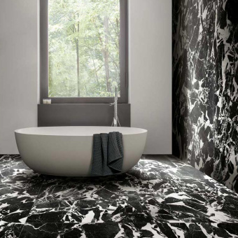 FLOOR GRES B&W_MARBLE FRAGMENT 766398 60X120X1