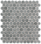 Фото плитки FAP ROMA DIAMOND GRIGIO SUPERIORE ROUND GRES MOSAICO 29.5X32.5 FNY9 из коллекции FAP ROMA DIAMOND 
