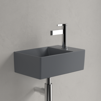РАКОВИНА ПОДВЕСНАЯ 40Х26 VILLEROY&BOCH MEMENTO 2.0, GRAPHITE (432340I4)