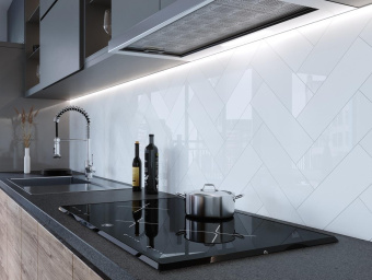 GOLDEN TILE THE WALL PLANE СЕРЫЙ 10X30X0,7