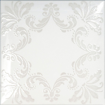 SENIO TRAPUNTA CHESTERFIELD BIANCO 15Х15