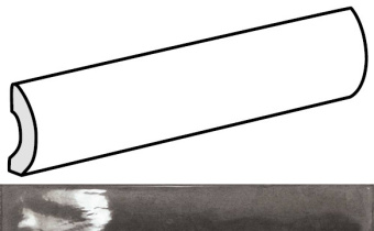 EQUIPE SPLENDOURS PENCIL BULLNOSE BLACK 24018 3X15