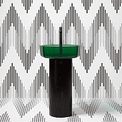 НАПОЛЬНАЯ РАКОВИНА ANTONIO LUPI OPALE, ЗЕЛЕНЫЙ+ЧЕРНЫЙ (OPALE10+OPALE21 BOTTIGLIA+NERO MARQUINIA)