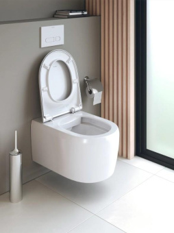 ПОДВЕСНОЙ БЕЗОБОДКОВЫЙ УНИТАЗ DURAVIT QATEGO, БЕЛЫЙ (2556092000)