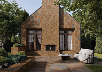 PARADYZ ARDIS RUST КЛИНКЕРНАЯ ФАСАДНАЯ ПЛИТКА МАТ 6,6X40X1,1