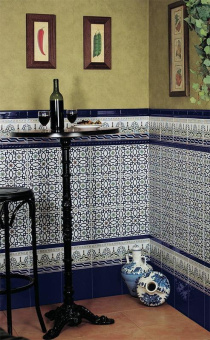 MAINZU CERAMICA MEDITERRANEAN TIRA COBALTO 2,5X20