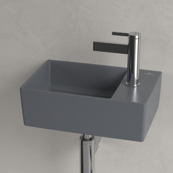 РАКОВИНА ПОДВЕСНАЯ 40Х26 VILLEROY&BOCH MEMENTO 2.0, GRAPHITE (432340I4)