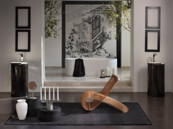 ВАННА ИЗ ИСКУССТВЕННОГО КАМНЯ FLAMINIA OVAL 170Х70 СМ, SAND (OV170)