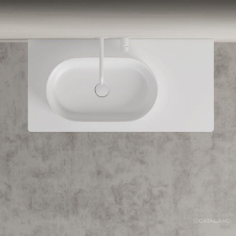 КЕРАМИЧЕСКАЯ РАКОВИНА 60 СМ CATALANO HORIZON, CEMENTO SATINATO (160AHZCS)