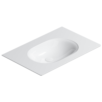 КЕРАМИЧЕСКАЯ РАКОВИНА 75Х50 СМ CATALANO HORIZON, BIANCO LUCIDO (175HZ00)