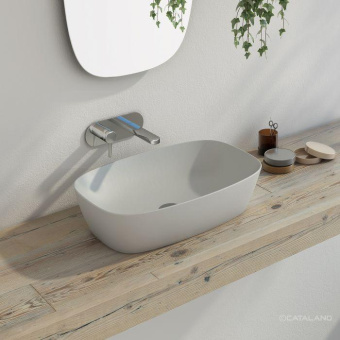КЕРАМИЧЕСКАЯ РАКОВИНА 60 СМ CATALANO GREEN LUX, CEMENTO SATINATO (160APGRLXCS)