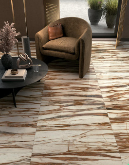 MIRAGE WA 01 CALACATTA COPPER LUC SQ 80X16X0,9