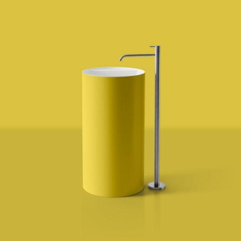 НАПОЛЬНАЯ РАКОВИНА ANTONIO LUPI SIMPLO, ЖЕЛТЫЙ (SIMPLO85 MOSTARDA)