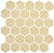 Фото плитки KOTTO HP 6008 HEXAGON 29,5X29,5X0,9 из коллекции KOTTO HEXAGON 