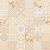 VIVES 1900 TASSEL CREMA 20x20