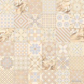 VIVES 1900 TASSEL CREMA 20x20