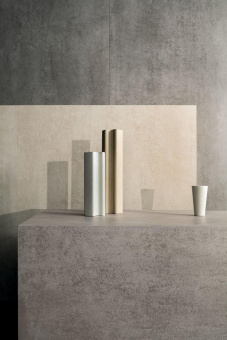 LEA CERAMICHE CONCRETO AND ZOOM CONCRETO EXTRA LIGHT NAT 90X90